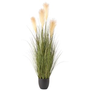 Planta artificial cortaderia grass 120 cm verde