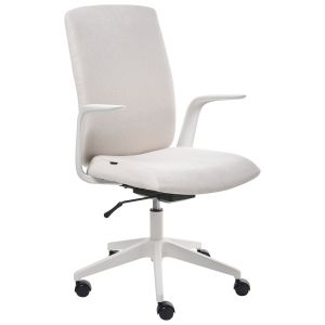 Silla de oficina captain tela beige claro