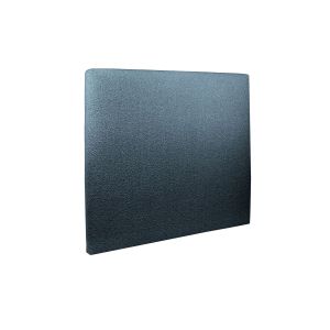 Cabecero tapizado 180 cm - tejido rizado azul - azul