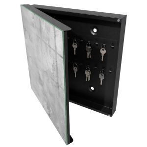 Guardallaves decorativo 30x30x5 elegancia pura, apertura izquierda