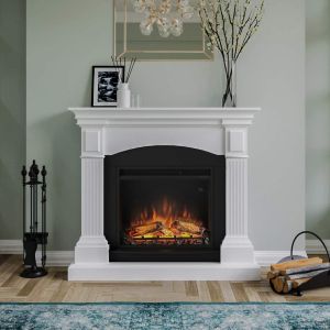 Chimenea electrica tagu magna blanca