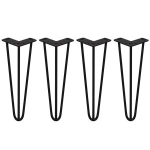 4 patas de horquilla skiski legs 35,5cm acero  3 dientes 10mm