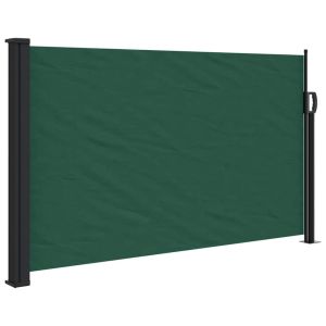vidaXL toldo lateral retráctil verde oscuro 120x600 cm