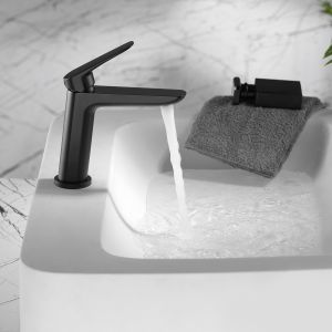 ► grifo de lavabo bélgica negro mate [ imex® ]