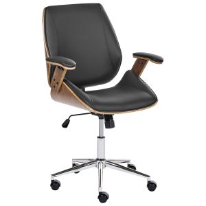 Silla de oficina bendra piel sintética negro
