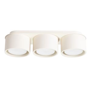 Plafones modo 3 beige aluminio 32.4x8.2x10.4cm
