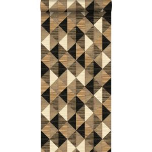 Origin papel pintado xxl fibra vegetal en motivo gráfico 3d 357216