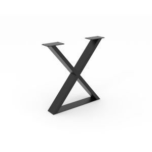 Pata de mesa rei 5-914b.4040.18p | 380x60x382 mm | negro poro