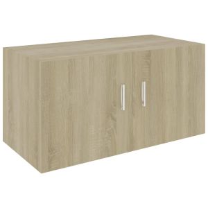 Armario de pared de madera de ingeniería de 80