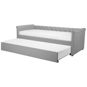 Cama nido tela libourne 90 x 200 cm gris claro