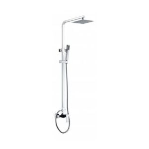 Mice - columna de ducha monomando con barra extensible color cromo