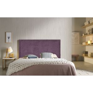 Cabecero lirio tela violeta 130