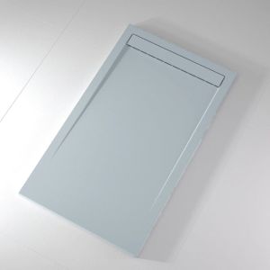 Plato de ducha pizarra clever ceniza  80x180 cm rejilla color