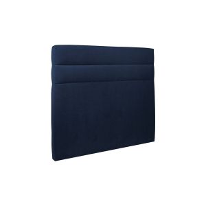 Cabecero 200 cm lines - tela terciopelo azul océano - azul océano