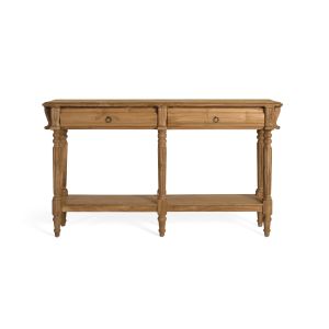 Consola yamba de madera de teca en color natural 151 cm