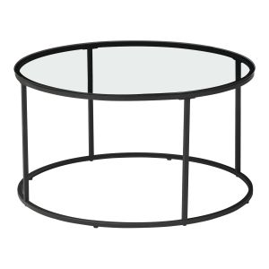 Mesa de centro consola mesa auxiliar cristal templado transparente
