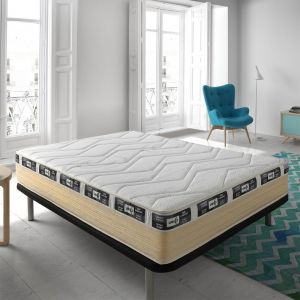 Ecode® colchón visco gel unic carbon 24 cm 70x190