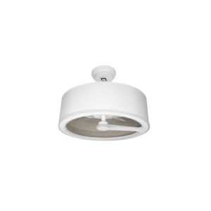 Ventilador de techo dc tatiana 110w blanco madera gris 3 aspas