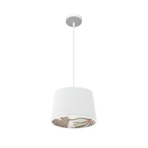 CoLGante 30d tunez 1xE27 blanco/blanco-estampado