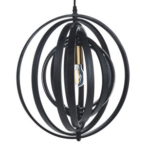Lámpara colgante murrell madera de álamo negro