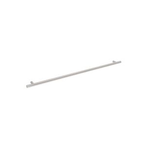 Tirador para muebles de acero, dist entre eje 640 mm