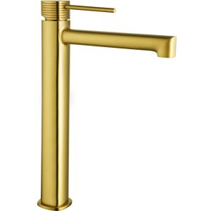 Monomando lavabo alto firenze oro cepillado [ imex® ]