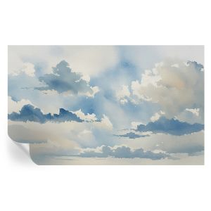 Papel pintado autoadhesivo nubes celestiales 416x254 tulup