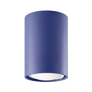 Plafones lagos 1 ultramar acero 6x10x6cm