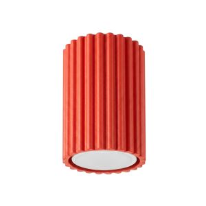 Plafones karbon 1 rojo aluminio 6.5x10x6.5cm