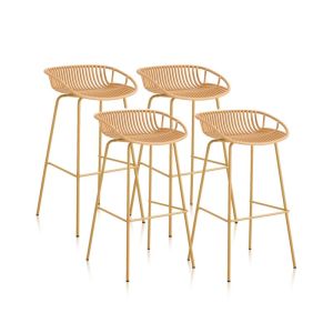 Pack 4 taburetes altos 88x47 cm ari arena