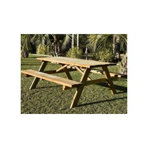 Mesa picnic clásica 177x152x71 cm