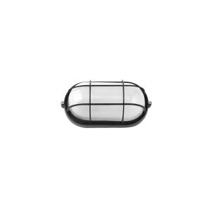 Aplique de exterior - apus - aluminio negro - cristal - ip44