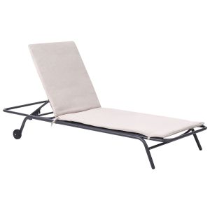 Tumbona volterra metal beige