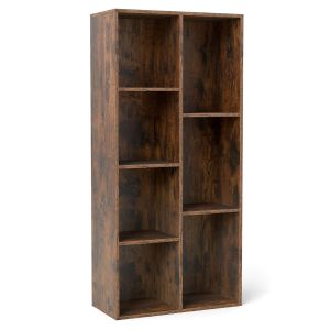 Estantería de pared o de pie de 7 cubos