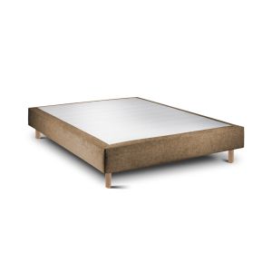 Base de cama rígida 20 tribu taupe  195 x 140 cm altura 35 cm  indream