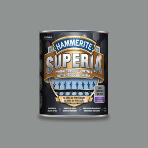 Hammerite superia esmalte antioxidante satinado gris 750 ml