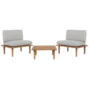 Conjunto de jardín gris claro frascati