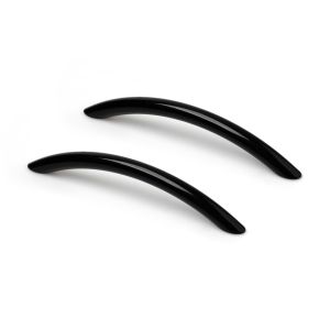 Tirador para mueble rei 158 | 146x11x26 mm | negro | 2 uds. | zamak