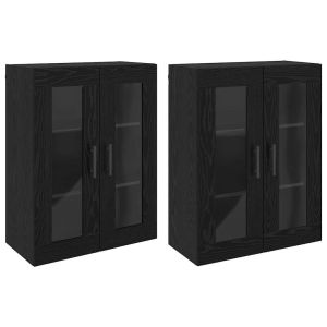 Conjunto de 2 armarios de pared modernos y prácticos