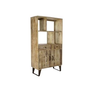 Estantería de madera de mango y metal 95x44x172cm
