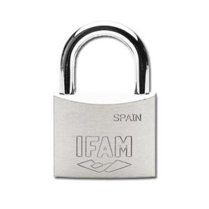 Candado de acero inoxidable ifam an 30 con llaves iguales 083005