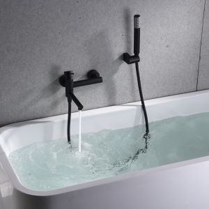 Grifo de bañera/ducha milos stick negro mate [ imex® ]