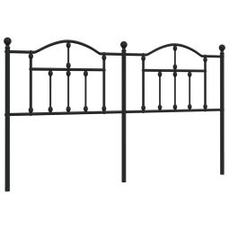 vidaXL cabecero de metal negro 160 cm