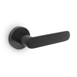 Manivelas de aluminio bunbury con roseta d.50 mm para puertas de