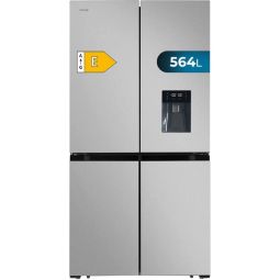 Cecotec frigorífico americano 4 puertas inox de 560 l bolero coolmarket 4d