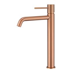 Monomando lavabo alto monza oro rosa cepillado [imex®]