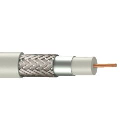 Cable coaxial TV 19 VATC blanco rollo 5m