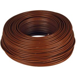 Cable H07V-K 1x2,5mm marrón rollo 10m