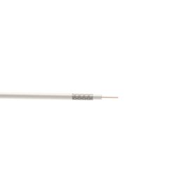 Cable coaxial TV 17 VATC blanco rollo 100m