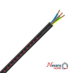 Cable U-1000 R2V 3x1,5mm negro Nexans rollo 5m